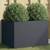 vidaXL Planter Anthracite Cold-rolled steel Medium Decorative Inlays.! 3 thumbnail