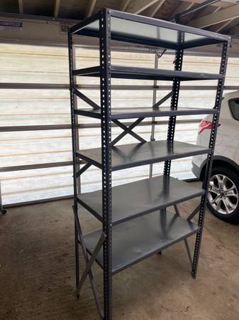 Shelf unit, Tonka Loader, Extension Cord 1