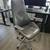 LIVING SPACES ADJUSTABLE OFFICE CHAIR - DARK GRAY LEATHER 1 thumbnail