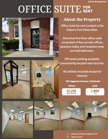 First Floor Office Suite - Available Now! 1