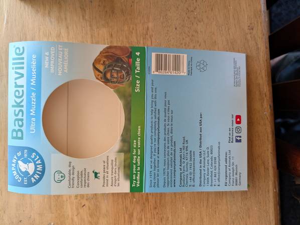 Baskerville Ultra Dog Muzzle Size 4 (Keeseville)64206126004737121