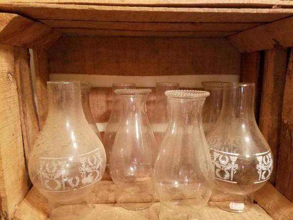 Antique Oil Lamp Globes 9pec for $90.00 - $10 (Lula)63436961842689121