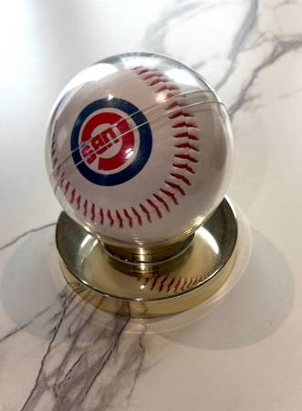 Chicago Cubs Team Baseball-Sports Products Corp (SPC) with Gold Stand Display-19 1