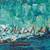 Beautiful Oil Painting "Water Lilies" - Framed 11 thumbnail