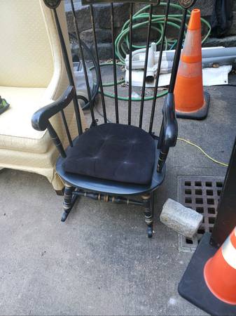 Black Rocking Chair 1