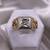Gent's 14K Yellow Gold Diamond Solitaire Ring 8.5g 1 thumbnail