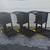 3- Nice Black Service Work Station Carts & 4- Wheels Heavy Duty Construction Lik 5 thumbnail