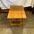 Vintage solid maple end table 2 thumbnail