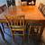 Beautiful Solid Oak Butterfly Leaf Counter Height Dining Table w/6 Chairs- Ashle 1 thumbnail