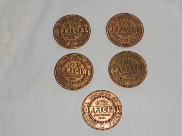 NORMAN ROCKWELL "SOCIETY OF AMERICA" OFFICIAL CORPORATE SEAL MEDALLION 1