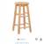 Natural Wood Counter Stools (2) 3 thumbnail
