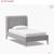 Pottery barn grey twin bed 1 thumbnail