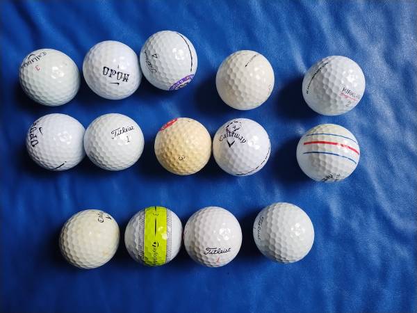 Golf balls - used 14 various  SALE 1
