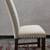 Collection of Six (6) Crown Mark Brand Wood and Fabric Dining Chairs 14 thumbnail