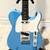 Blue Squire Telecaster Electric Guitar 1 thumbnail