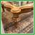 Century Town & Country Glass Inlaid Coffee Table 2 thumbnail