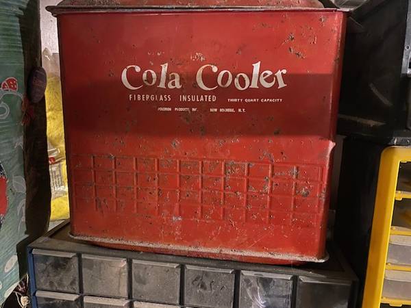 Antique Cola cooler 1