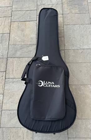 Luna Dean LL D Dreadnought Acoustic Guitar Lightweight Case. 1