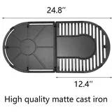Cast Iron Grill Grates & Solid Grill 1