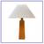 Artisan Crafted Wood Table Lamp 1 thumbnail