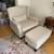 Upholstered Arm Chair Sofa Chair and ottoman 1 thumbnail