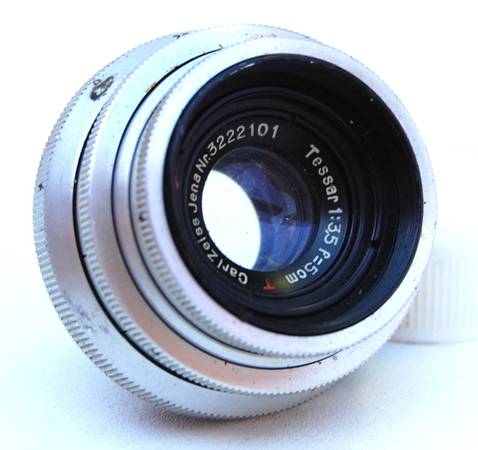 50mm f3.5 ZEISS TESSAR PRE-SET LENS IN EXAKTA MOUNT 1