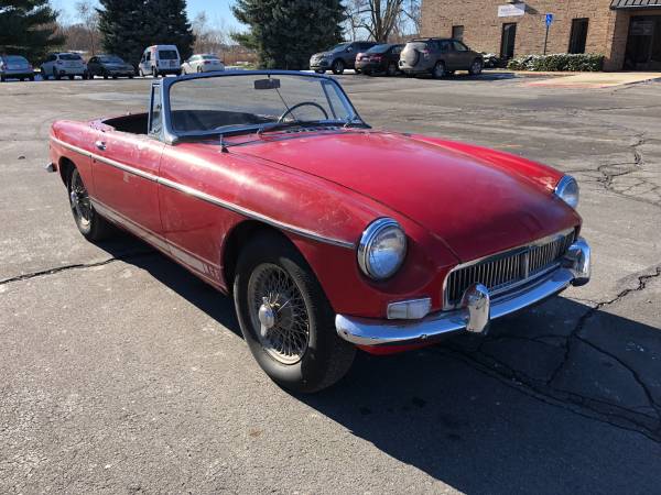 1964 MGB Pull Door Handle, Steel Dash Mk1 Roadster - $2,500 (Casco)63622126148097122