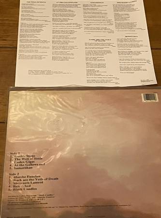 Candlemass Nightfall 1987 Vintage Vinyl Record Album LP 33 First