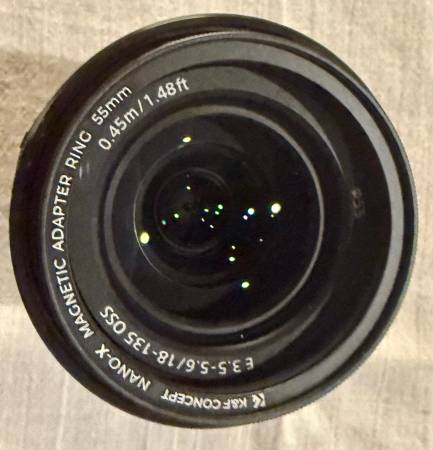 Sony 18-135mm telephoto lens 1