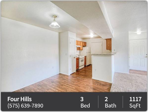 $1,015 / 3br - 1117ft2 - ¡La felicidad te espera! 3 habitaciones, 2 baños, 1117 pies cuadrados! (Las Cruces)63687932410115121