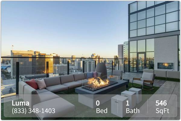 $2,864 / 546ft2 - Move in Specials! Our Studio is ready to move in. (San Diego - Little Italy)64037389961987121