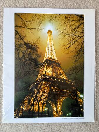 Eiffel Tower Poster Print Paris France Souvenir 1