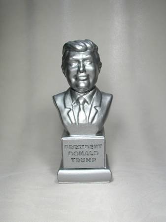SILVER Donald Trump Bust – Great Christmas Present! 1