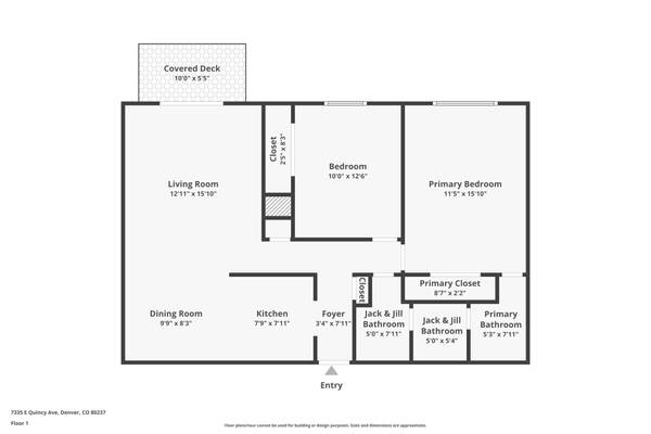 $2,150 / 2br - 967ft2 - Stylish 2-Bed Condo with Granite Touches at 7335 East Quincy Avenue, D (Denver)63973499839491124