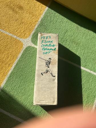 1983 Fleer Baseball Complete Set (660) NM-MT Gwynn, Sandberg, Boggs Ro 1