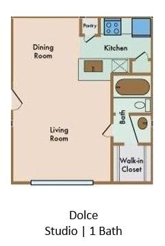 $750 / 480ft2 - STUDIO is the way to GO !! $725-$750.00 (6603 E Lovers Ln, Dallas, TX)63796555748739121