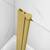 Brushed Gold. finish Pivot Tub Shower Door 9 thumbnail