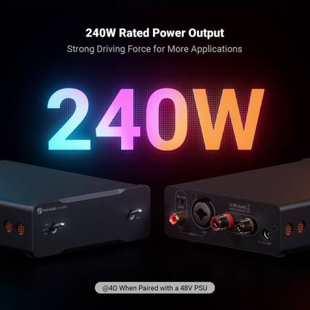 Fosi Audio V3 Mono Power Amplifiers 48V BRAND NEW 2/2025 - $235 (Torrance)63471472356099121