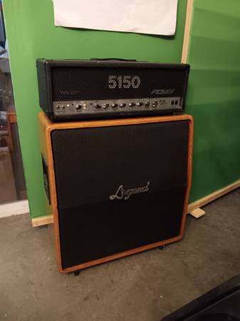 1990s Peavey 5150 "script" amp with Legend 4x12 1