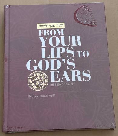 From Your Lips to God's Ears The Book of Psalms HC Reuben Ebrahimoff 1