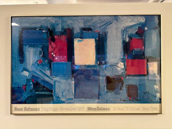 Hans Hofmann Framed Exhibition Poster Paintings November 197 1