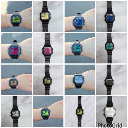 Customized Casio Watch Colored Filter Mod Wrist Watch 1