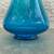 Mid Century Modern Le Smith Peacock Blue Swung Vase Fat Bottom 7 thumbnail