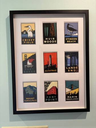 San Francisco National Parks Framed Print 1