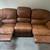 Sturdy Brown Leather Sofa – Perfect for Everyday Use 1 thumbnail