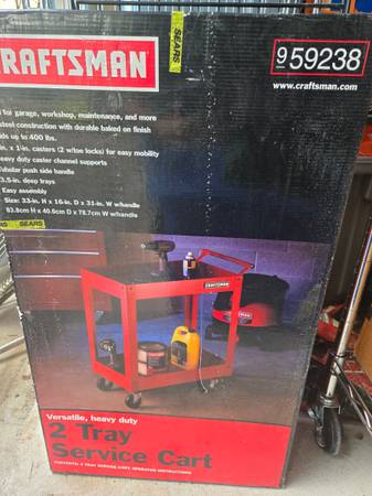 CRAFTSMAN Heavy Duty - (400 lb.) Rolling Tool Utility Cart 1