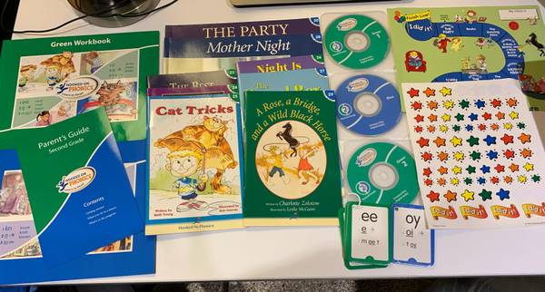 Hooked on phonics 2 sets, 1st grade and 2nd grade 1