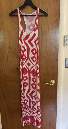 red/white print maxi dress PS Loft 1