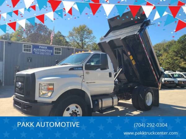 2021 Ford F750 F-750 Super Duty Dump Truck Hydraulic Tilt 10ft Bed 1