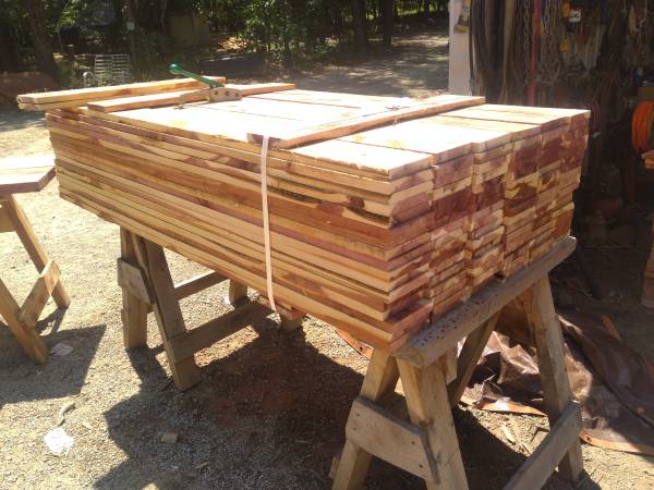 Rustic Cedar lumber 1
